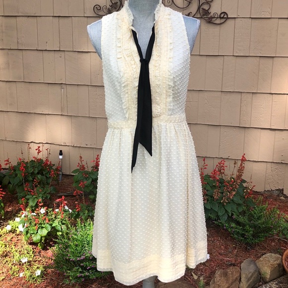 J.Crew Swiss Dot Chiffon Dress - Picture 2 of 4